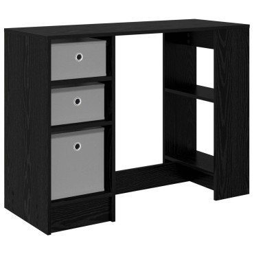 vidaXL Γραφείο Μαύρη Οξυά 100x40x75cm Επεξεργασμένο Ξύλο 1 τεμ.