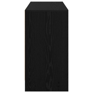 vidaXL Γραφείο Μαύρη Οξυά 100x40x75cm Επεξεργασμένο Ξύλο 1 τεμ.