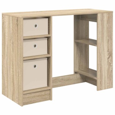 vidaXL Γραφείο Δρύς Sonoma 100x40x75cm Επεξεργασμένο Ξύλο 1 τεμ.