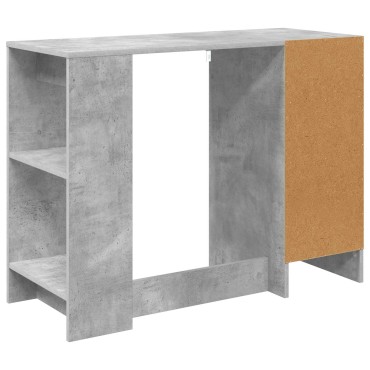 vidaXL Γραφείο Σκυρόδεμα Γκρι 100x40x75cm Επεξεργασμένο Ξύλο 1 τεμ.