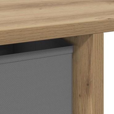 vidaXL Γραφείο Artisan Oak 100x40x75cm Επεξεργασμένο Ξύλο 1 τεμ.