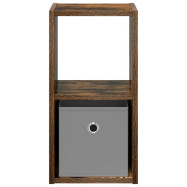 vidaXL Κομοδίνο Καπνισμένο Ξύλο Δρυός 25,5x22x49,5 εκ 1 τεμ.