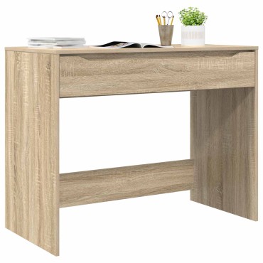 vidaXL Γραφείο με συρτάρι με αποθήκευση Δρύς Sonoma 100x50x78 εκ 1 τεμ.