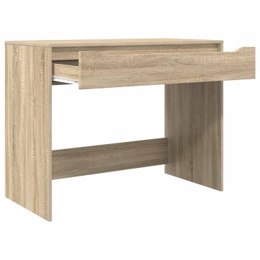 vidaXL Γραφείο με συρτάρι με αποθήκευση Δρύς Sonoma 100x50x78 εκ 1 τεμ.
