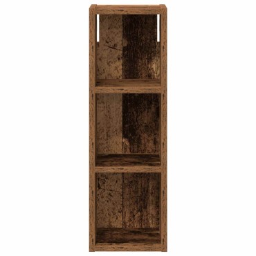 vidaXL Ντουλάπα τοίχου μπάνιου Παλιό ξύλο 20x16x62,5cm 1 τεμ.