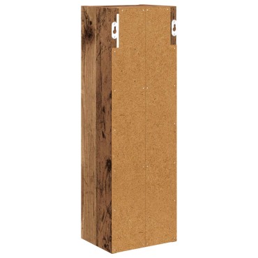 vidaXL Ντουλάπα τοίχου μπάνιου Παλιό ξύλο 20x16x62,5cm 1 τεμ.
