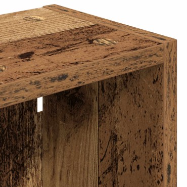 vidaXL Ντουλάπα τοίχου μπάνιου Παλιό ξύλο 20x16x62,5cm 1 τεμ.