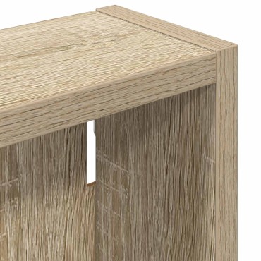 vidaXL Ντουλάπα τοίχου μπάνιου Δρύς Sonoma 30x10x50 εκ 1 τεμ.