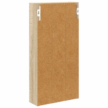 vidaXL Ντουλάπα τοίχου μπάνιου Δρύς Sonoma 30x10x60,5 εκ 1 τεμ.