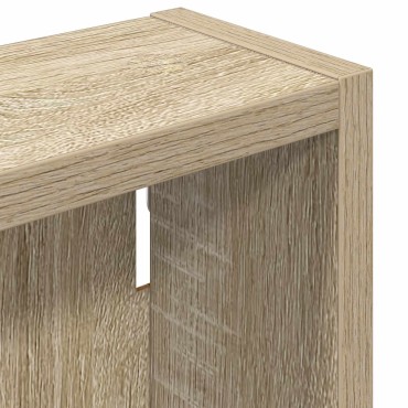 vidaXL Ντουλάπα τοίχου μπάνιου Δρύς Sonoma 30x10x60,5 εκ 1 τεμ.