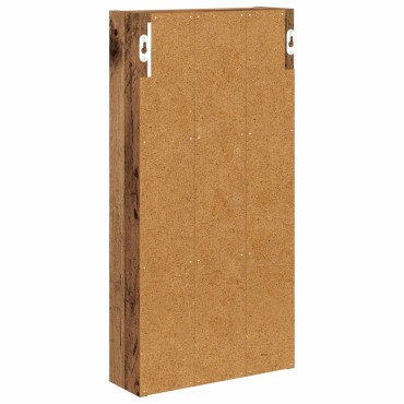 vidaXL Ντουλάπα τοίχου μπάνιου Παλιό ξύλο 30x10x60,5 εκ 1 τεμ.