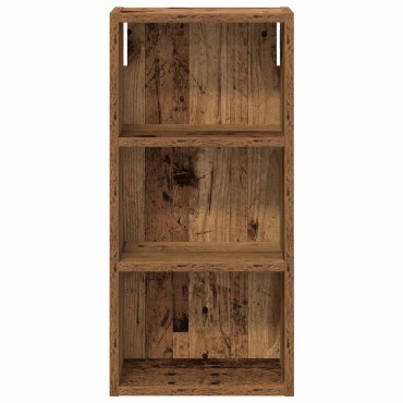 vidaXL Ντουλάπα τοίχου μπάνιου Παλιό ξύλο 30x16x62,5cm 1 τεμ.