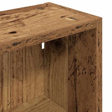 vidaXL Ντουλάπα τοίχου μπάνιου Παλιό ξύλο 30x16x62,5cm 1 τεμ.