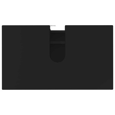 vidaXL Έπιπλο μπάνιου Μαύρο 60x35x60cm Επεξεργασμένο Ξύλο 1 τεμ.