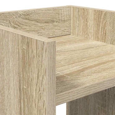 vidaXL Βάση φυτών 2 τεμ. Sonoma Δρυς 30 x 30 x 100 εκ