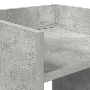 vidaXL Βάση φυτών 2 τεμ. Γκρι Σκυροδέματος 30 x 30 x 100 εκ
