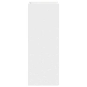 vidaXL Βάση φυτών Λευκός 30 x 30 x 80 cm Μηχανικά επεξεργασμένο ξύλο