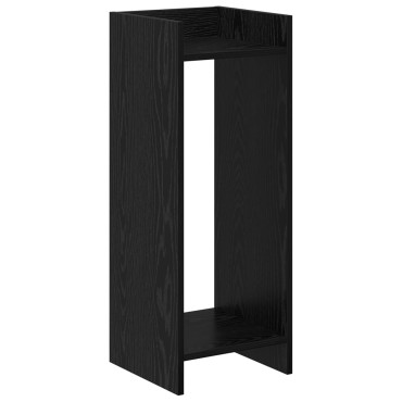 vidaXL Βάση φυτών 2 τμχ. Μαύρη Δρυς 30 x 30 x 80 cm