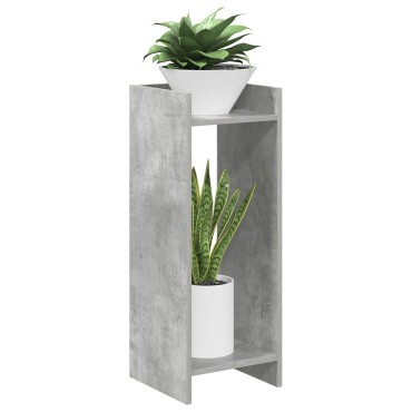 vidaXL Βάση φυτών Σκυρόχρωμο Γκρι 30 x 30 x 80 cm