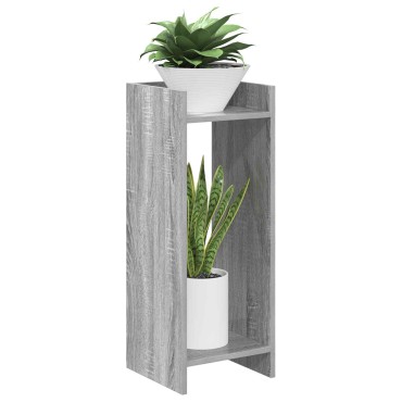 vidaXL Βάση φυτών Γκρι Σονομά 30 x 30 x 80 cm