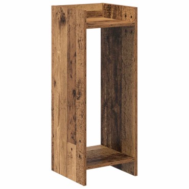 vidaXL Βάση φυτών Παλιό ξύλο 30 x 30 x 80 cm