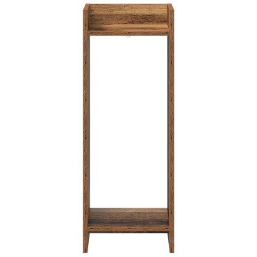 vidaXL Βάση φυτών Παλιό ξύλο 30 x 30 x 80 cm