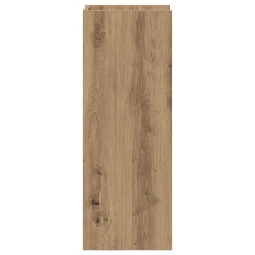vidaXL Βάση φυτών 2 τμχ. Τεχνίτικη Δρυς 30 x 30 x 80 cm