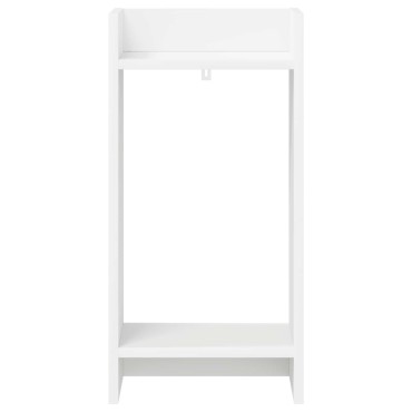 vidaXL Βάση φυτών Λευκός 30 x 30 x 60 cm Μηχανικά επεξεργασμένο ξύλο
