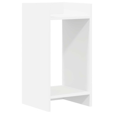 vidaXL Βάση φυτών 2 τμχ. Λευκός 30 x 30 x 60 cm
