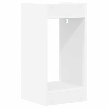 vidaXL Βάση φυτών 2 τμχ. Λευκός 30 x 30 x 60 cm
