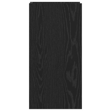 vidaXL Βάση φυτών Μαύρη Δρυς 30 x 30 x 60 cm
