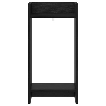 vidaXL Βάση φυτών Μαύρη Δρυς 30 x 30 x 60 cm