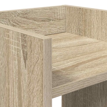 vidaXL Βάση φυτών Sonoma Δρυς 30 x 30 x 60 cm Επεξεργασμένο Ξύλο