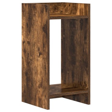 vidaXL Βάση φυτών 2 τμχ. Καπνιστή Δρυς 30 x 30 x 60 cm