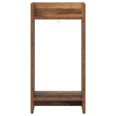 vidaXL Βάση φυτών 2 τεμ. Παλαιωμένο ξύλο 30 x 30 x 60 cm