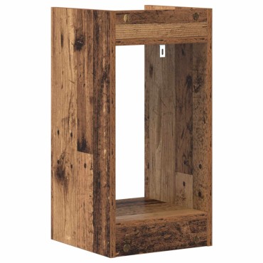 vidaXL Βάση φυτών 2 τεμ. Παλαιωμένο ξύλο 30 x 30 x 60 cm