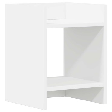 vidaXL Βάση φυτών 2 τμχ. Λευκός 30 x 30 x 40 cm