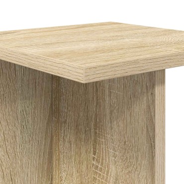 vidaXL Βάση φυτών 2 τεμ. Sonoma Δρυς 25 x 25,5 x 100,5 εκ.