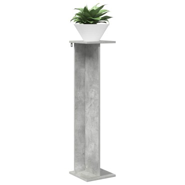 vidaXL Βάση φυτών Σκυρόχρωμο Γκρι 25 x 25,5 x 100,5 εκ.