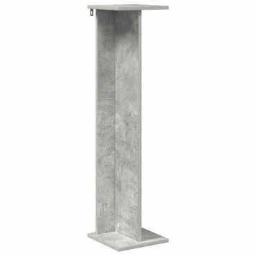 vidaXL Βάση φυτών 2 τμχ. Σκυρόχρωμο Γκρι 25 x 25,5 x 100,5 εκ.