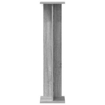 vidaXL Βάση φυτών 2 τμχ. Γκρι Σονομά 25 x 25,5 x 100,5 εκ.