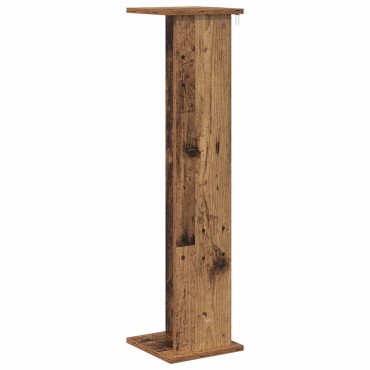vidaXL Βάση φυτών 2 τεμ. Παλαιωμένο ξύλο 25 x 25,5 x 100,5 εκ.