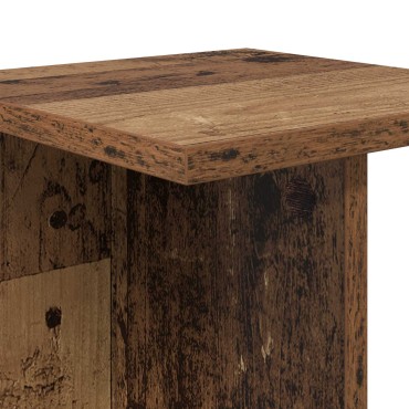 vidaXL Βάση φυτών 2 τεμ. Παλαιωμένο ξύλο 25 x 25,5 x 100,5 εκ.