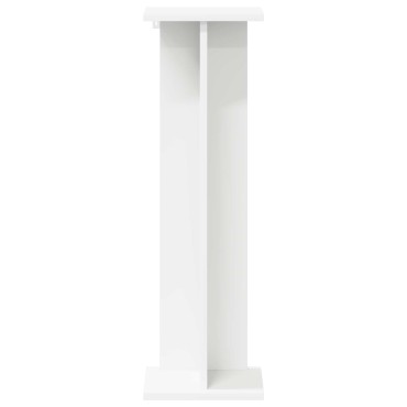 vidaXL Βάση φυτών Λευκός 25 x 25,5 x 80,5 εκ.
