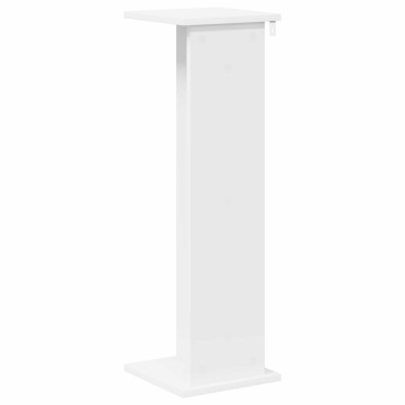 vidaXL Βάση φυτών 2 τμχ. Λευκός 25 x 25,5 x 80,5 εκ.