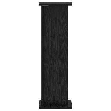 vidaXL Βάση φυτών 2 τμχ. Μαύρη Δρυς 25 x 25,5 x 80,5 εκ.