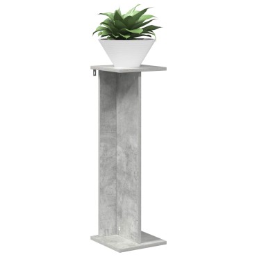 vidaXL Βάση φυτών Σκυρόχρωμο Γκρι 25 x 25,5 x 80,5 εκ.
