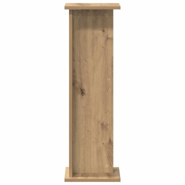 vidaXL Βάση φυτών Τεχνίτικη Δρυς 25 x 25,5 x 80,5 εκ.