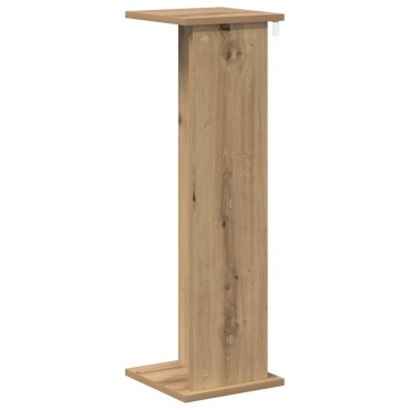 vidaXL Βάση φυτών 2 τμχ. Τεχνίτικη Δρυς 25 x 25,5 x 80,5 εκ.
