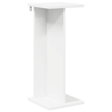 vidaXL Βάση φυτών 2 τμχ. Λευκός 25 x 25,5 x 60,5 εκ.